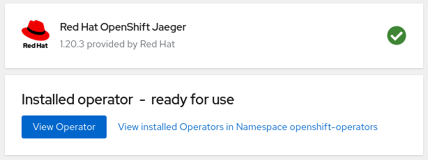 Jaeger Operator Installation